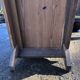 Vintage René Gabriel oak wardrobe with 2 doors from the reconstruction period.