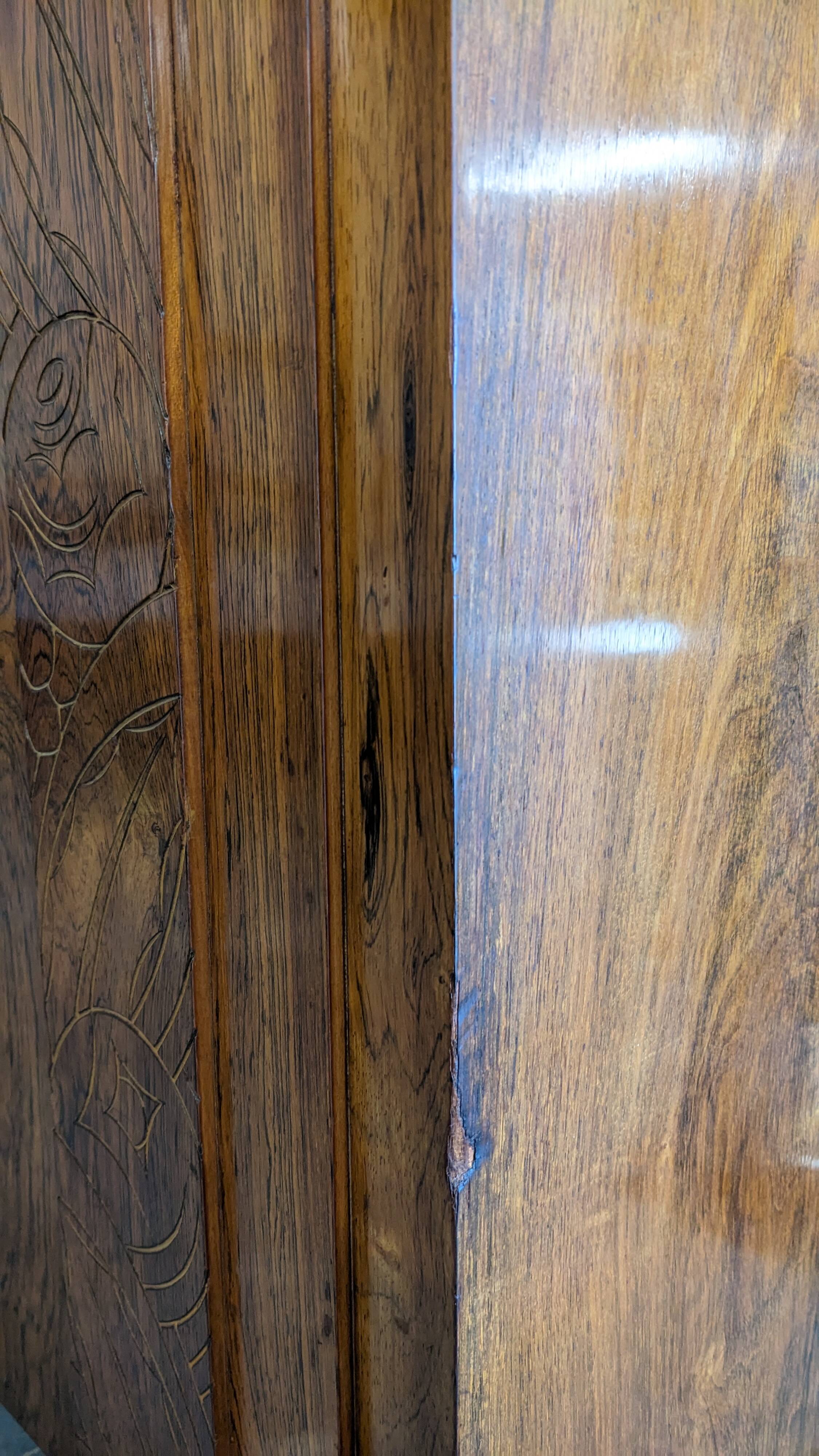 Buffet Art déco en palissandre, France vers 1920
