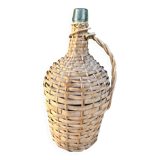 Vintage demijohn 40cm glass + wicker (3-5L)