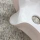 Suspension ancienne opaline rose