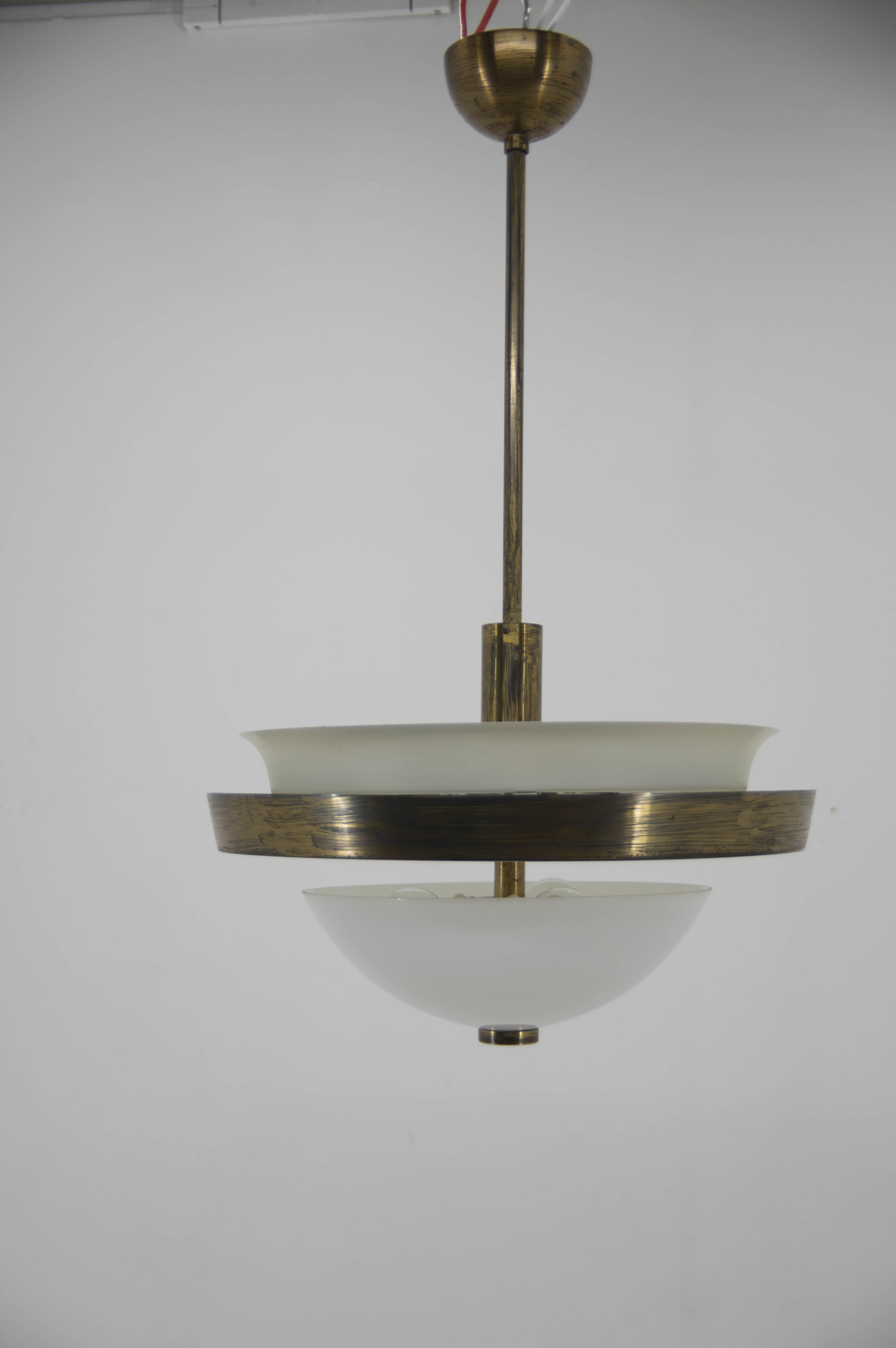 Bauhaus chandelier by ias, 1930s