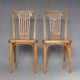 Set of 6 THONET chairs N°732 - 1914 - new canework - Viennese Secession.
