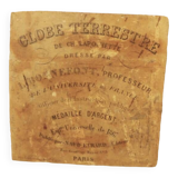 Globe terrestre, Bonnefond, XIXème
