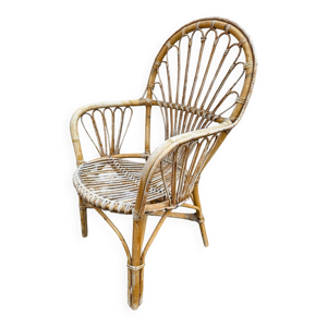 Fauteuil en rotin des
