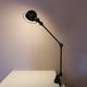 1950s Table clamp lamp in black metal, recent edition model SI332/ Jieldé,