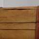 Small suitcase, wooden box