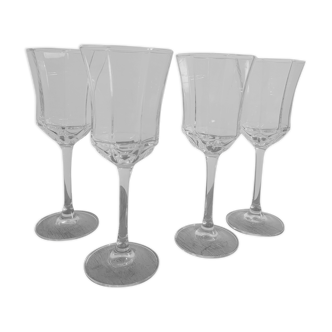 Set of 4 wine glasses