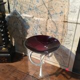 Stretched glass bowl "Alicja" Poland 70s