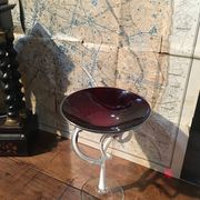 Coupe en verre étiré "Alicja" Pologne années 70