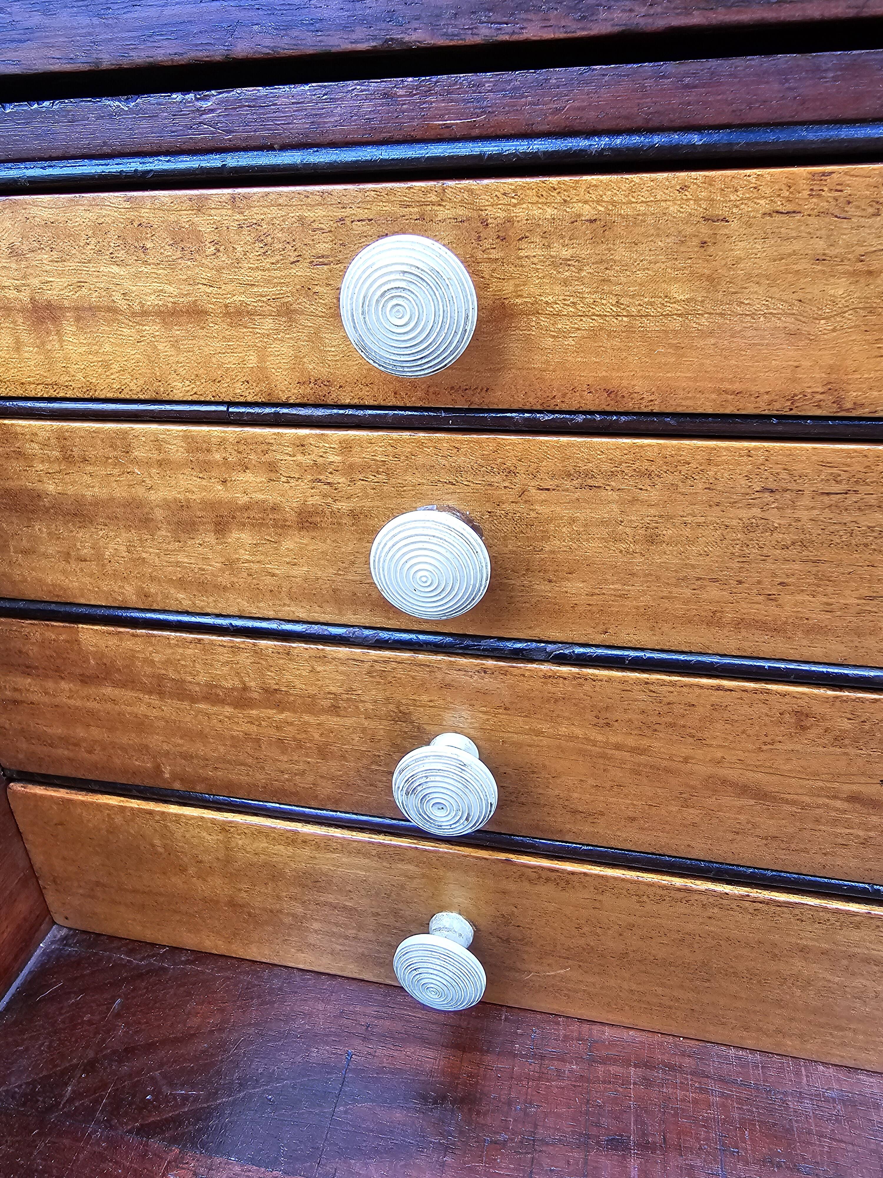 Antique Regency mahogany secretary