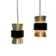 Paire de suspensions de style scandinave, Arnsdorf années 1960.