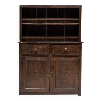 Rustic Travail Populaire Cupboard, France, Early 19th Century