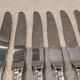 11 silver-plated dessert knives by Christofle silversmiths, Albi pattern
