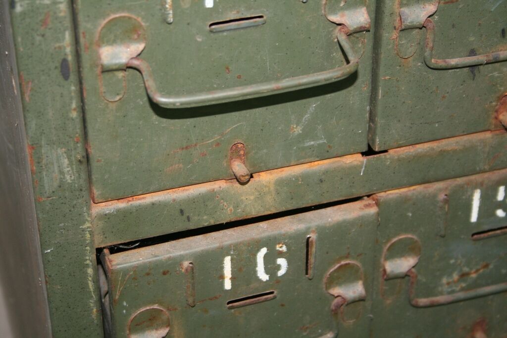 Furniture industrial metal business of army locker drawers 19 50
