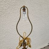Napoleon III floor lamp in bronze metal and marble