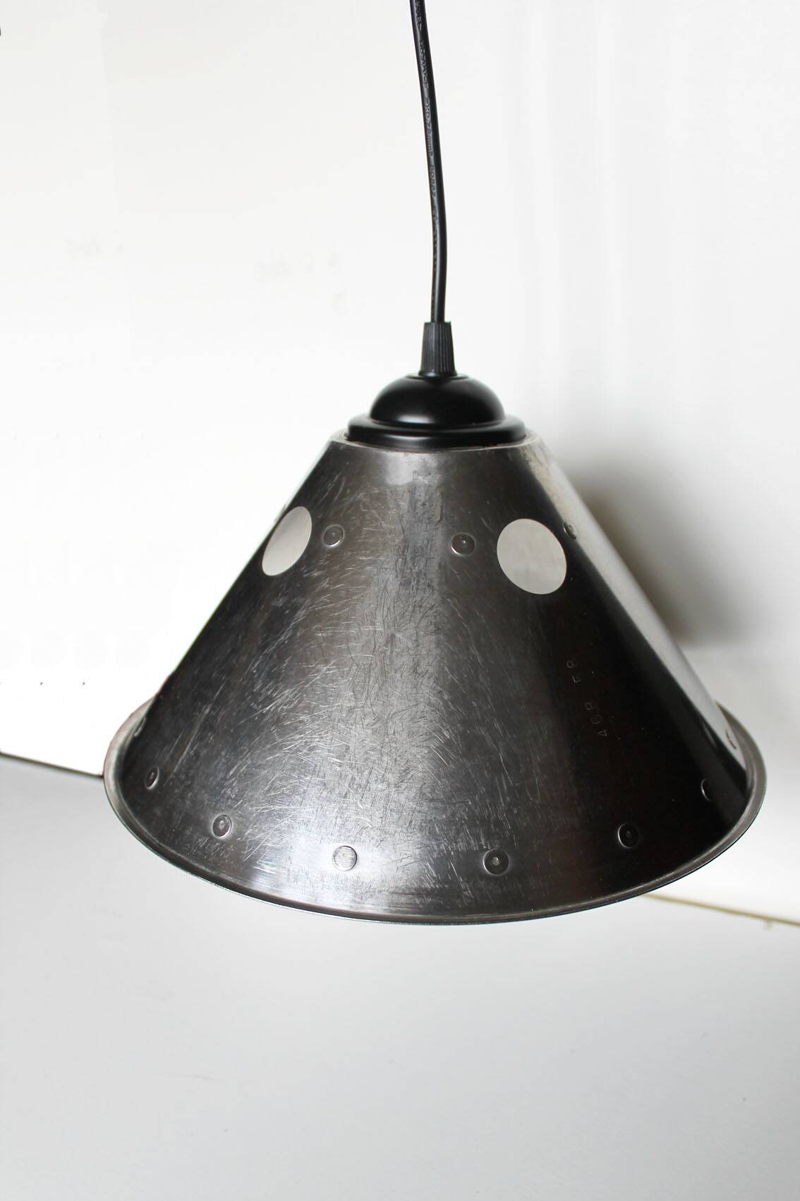 Suspension de style industriel en acier inox