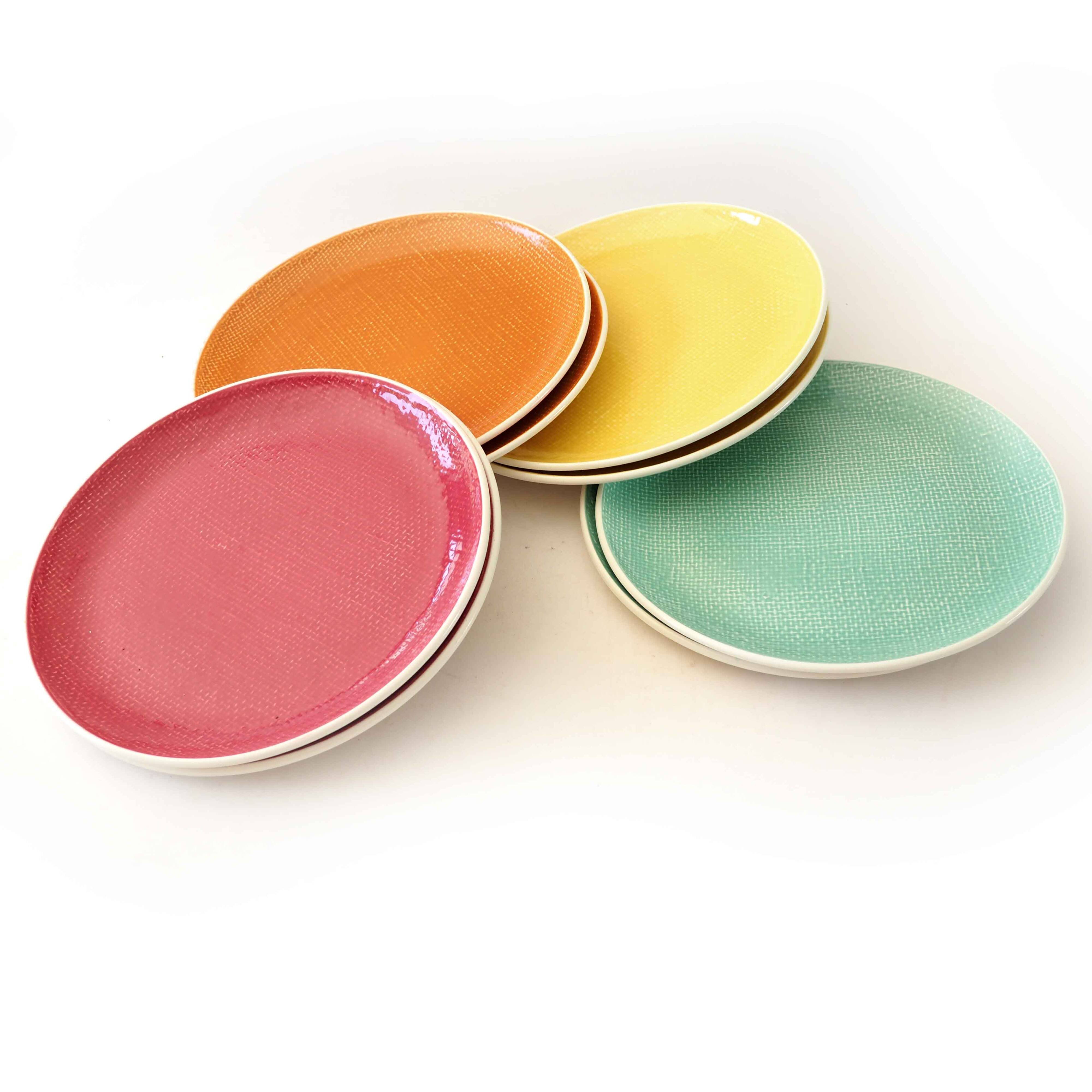 8 plates colors Salins
