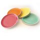 8 assiettes couleurs Salins