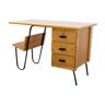 French oak student desk by Spirol 1950