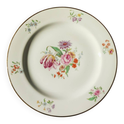 Assiette Limoges tulipe