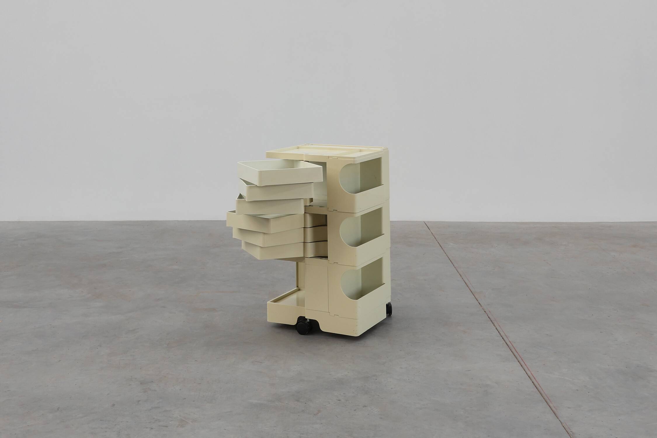 Iconic Modular Boby Trolley by Joe Colombo, Italy, 1970s