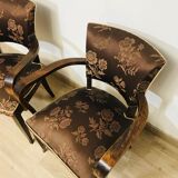 Paire de fauteuils Bridge