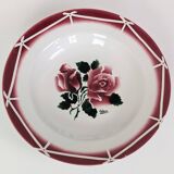 3 assiettes creuses Digoin Sarreguemines