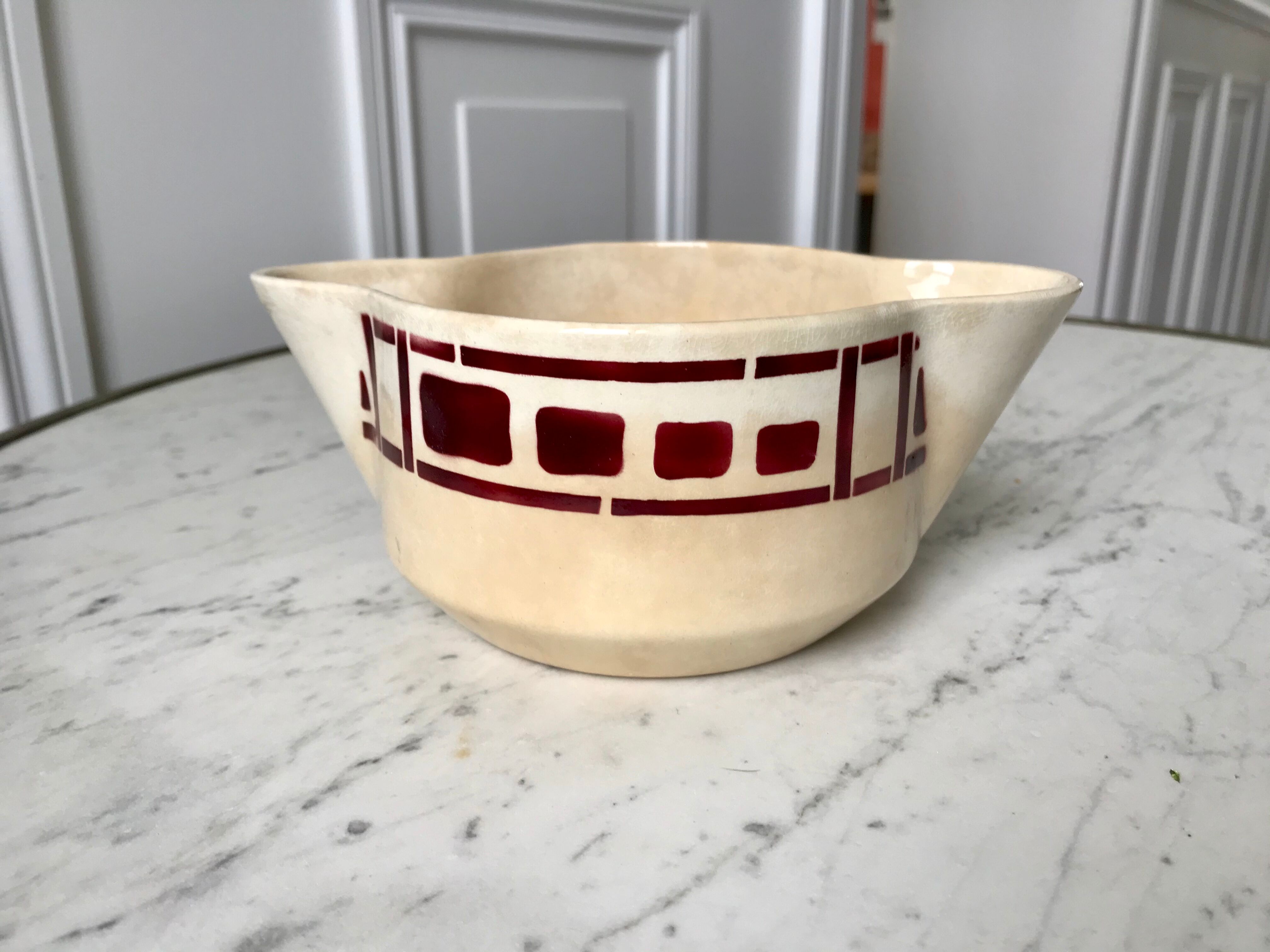 Saucière Badonviller model "Barbizon" 30s