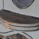 Grand vestiaire Art Deco en bois et laiton