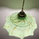 Caramel marbled green pendant light