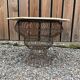 Wire garden table