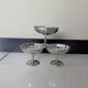 Set of 3 footed ice cream bowls