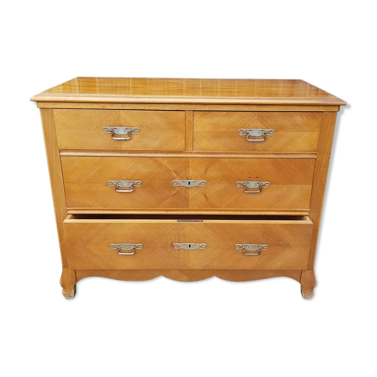 Vintage solid wood dresser