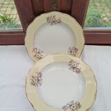 8 hollow plates L'Amandinoise