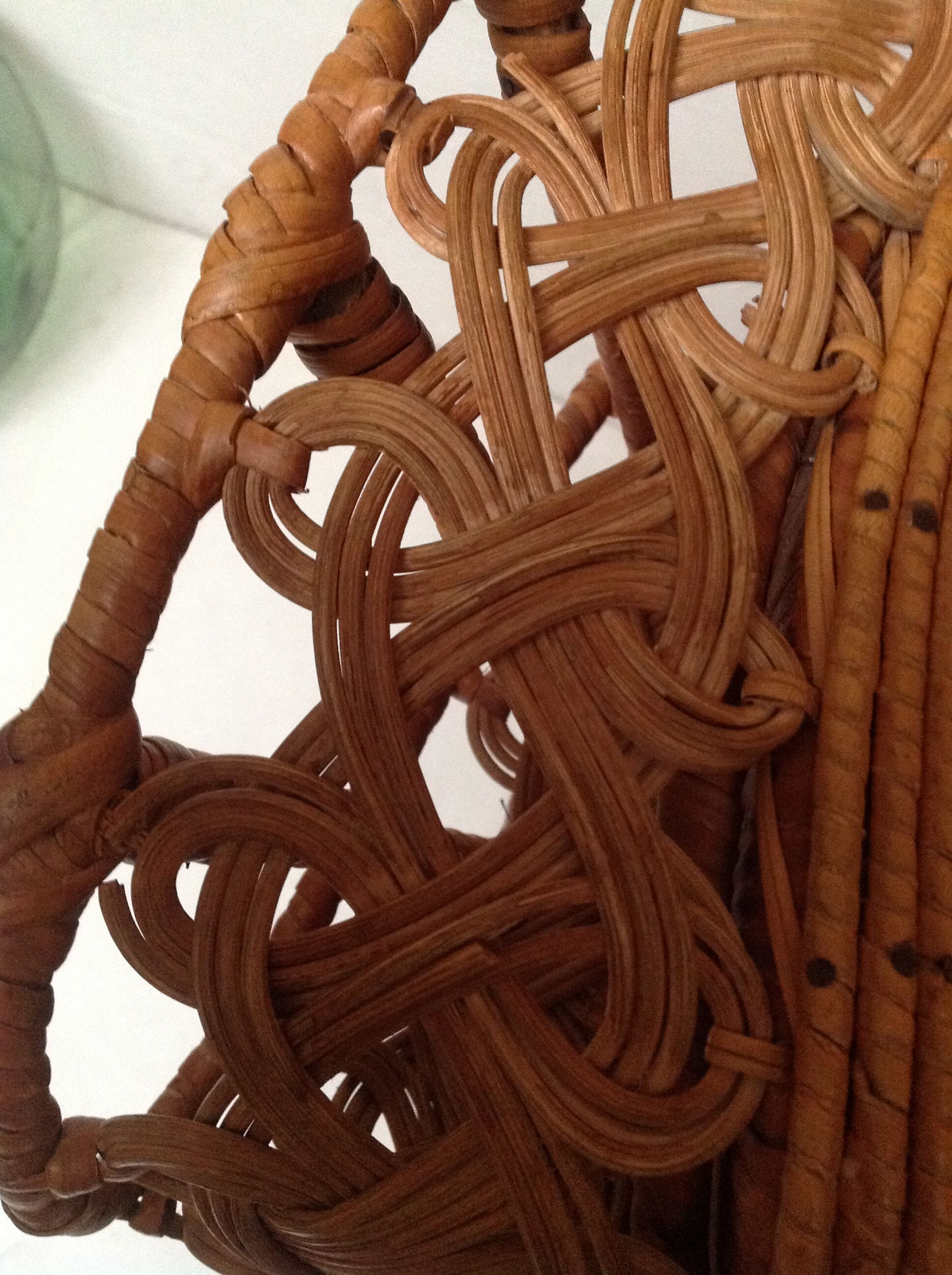 Armchair Emmanuelle rattan 1970