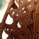 Armchair Emmanuelle rattan 1970