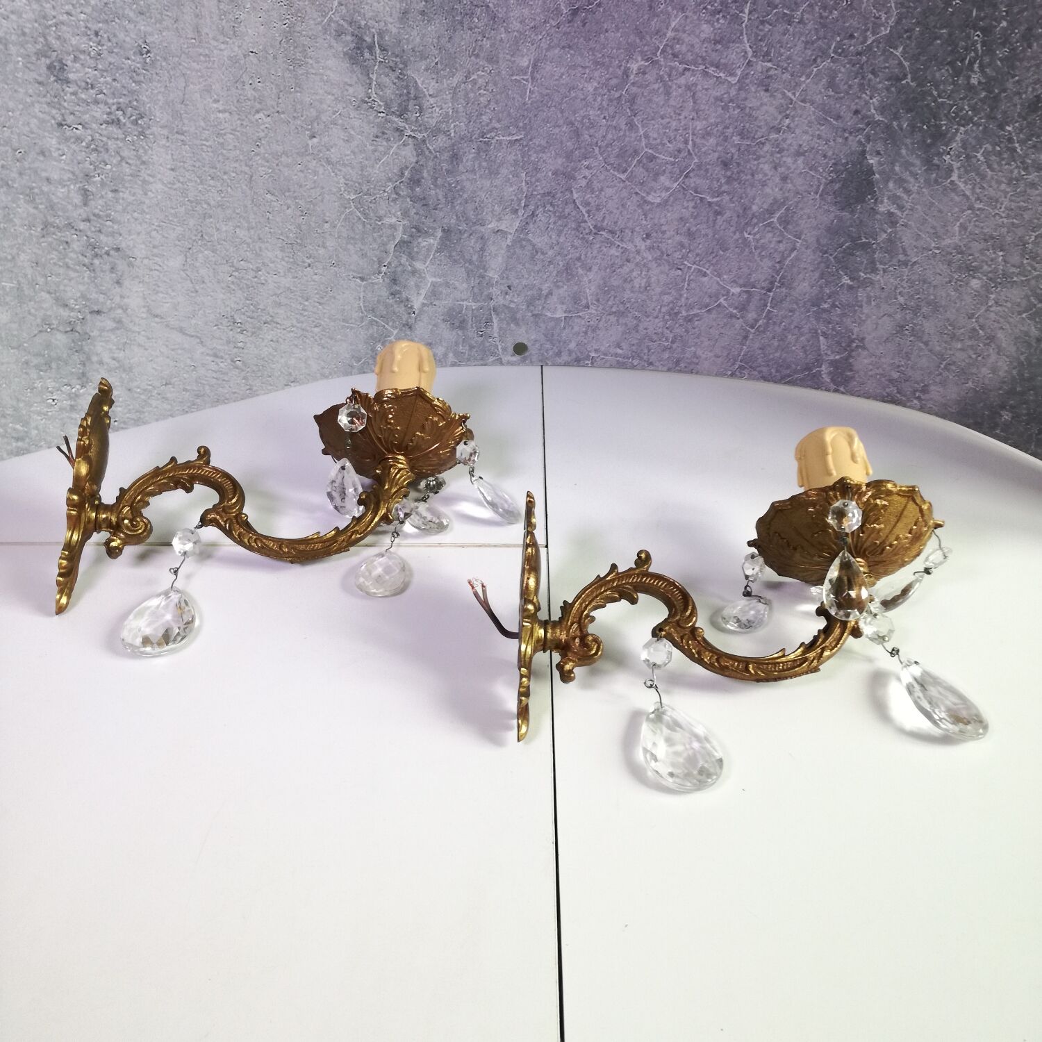 Louis XVI style bronze sconces