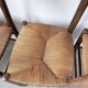 Série de 6 chaises paille et chêne beauche