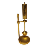 Lampe à huile Copenhagen Gyro en laiton. Par Ilse Ammonsen Danemark années 1950