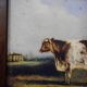 6 oleograph painting Brokkpace Cows Hens Pigs