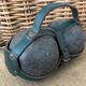 Petanque balls in their strap bag