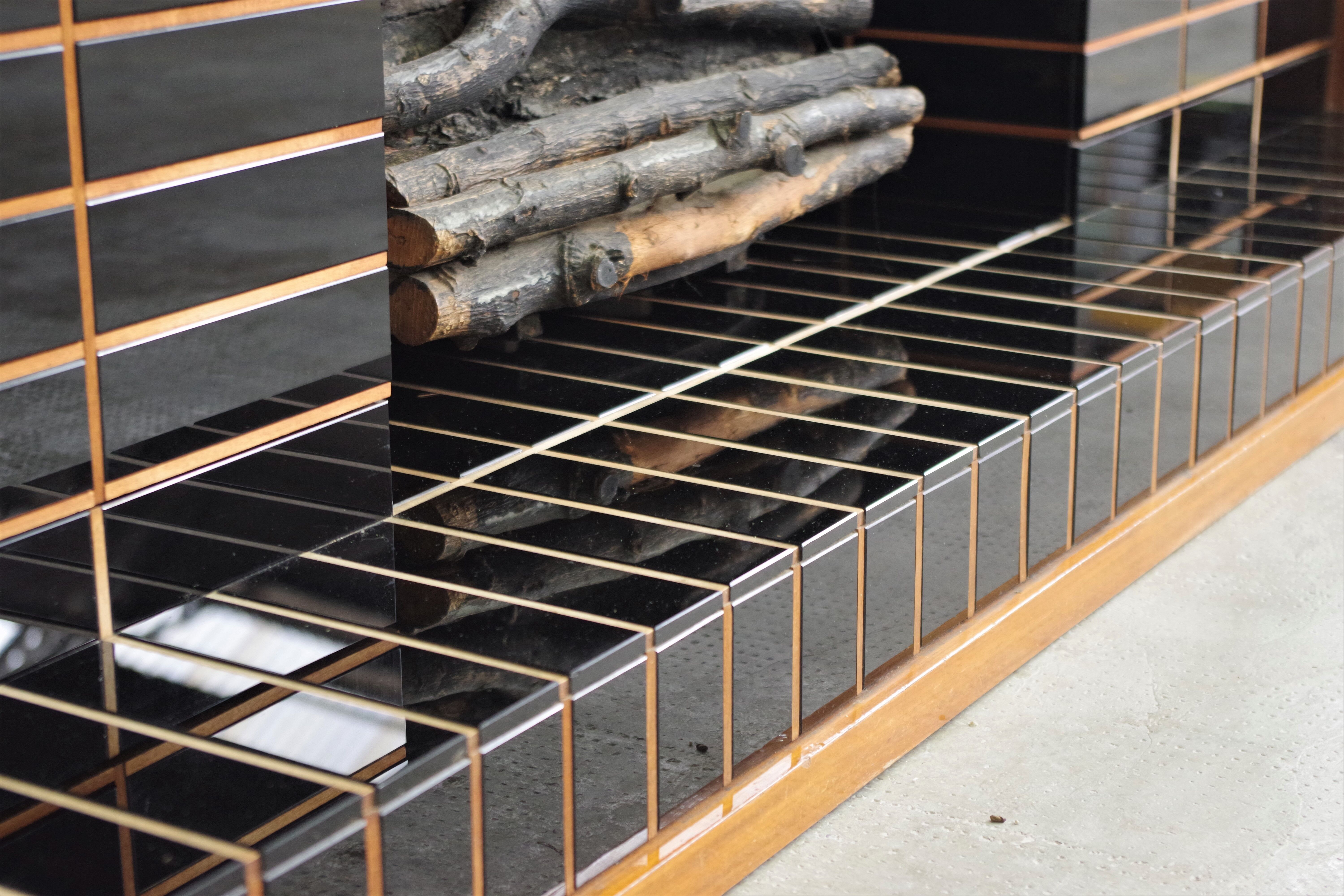 Sideboard with mirror by Luigi Brusotti, 1940