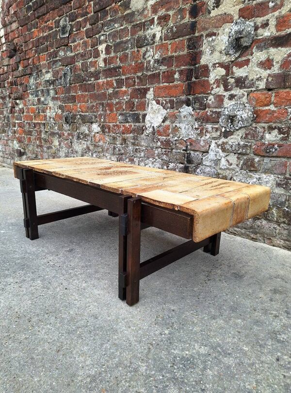 Roger CAPRON table basse  herbier