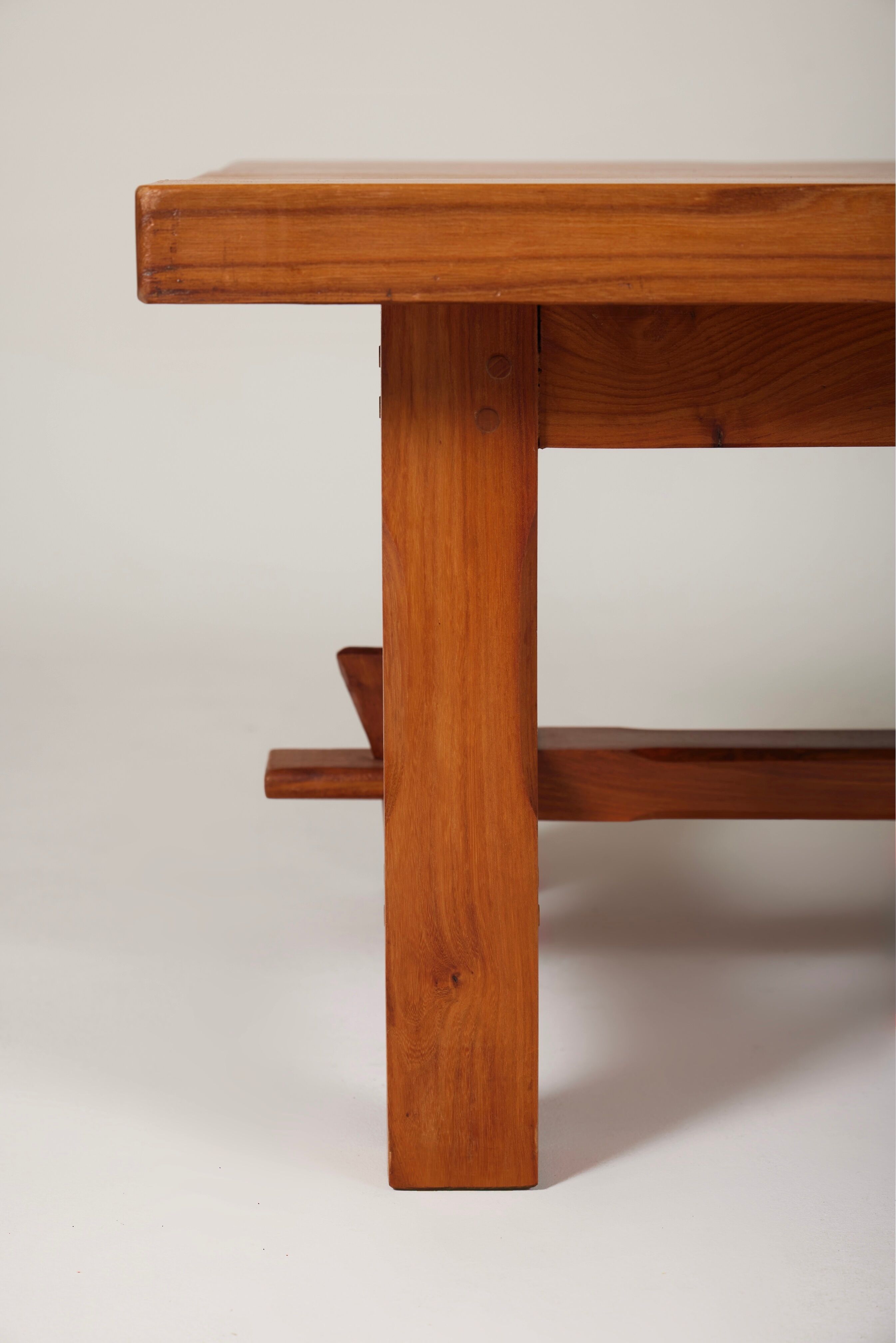 Solid wood coffee table, 1960s