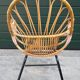 Rattan chair by Dirk van Sliedregt Rohe Noordwolde 1960 in the Netherlands