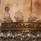 Pair of crystal sconces from the house baccarat, crinoline model
