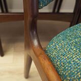 Set of six mahogany chairs, Danish design, 1970s, designer: Henning Kjærnul