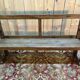 Antique wooden bench – Rustic work – 19th / early 20th century