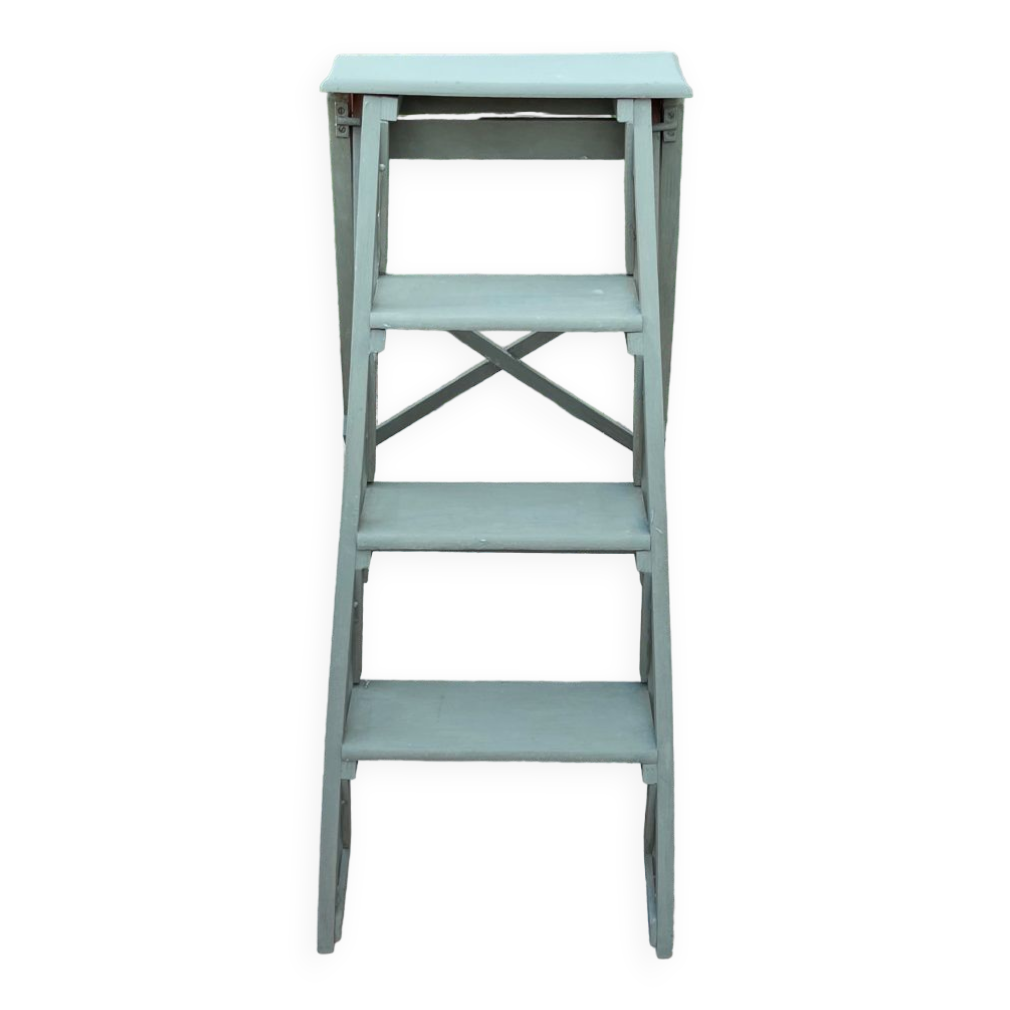 Wooden painter's stepladder