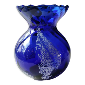 vase forme boule vintage - verre